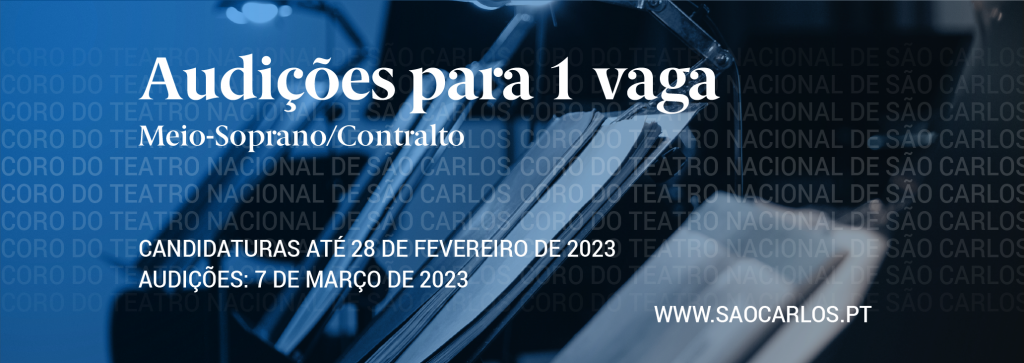 AUDICOES PARA MEIO SOPRANO CONTRALTO 2023